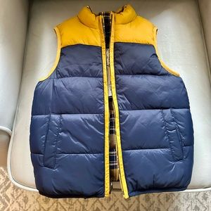 Janie and Jack Reversible Puffer Vest